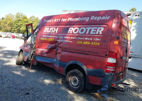 2018 Mercedes-Benz Sprinter 2500 Standard Roof V6 from USA, damaged, VIN WD3PE7CDXJP633924